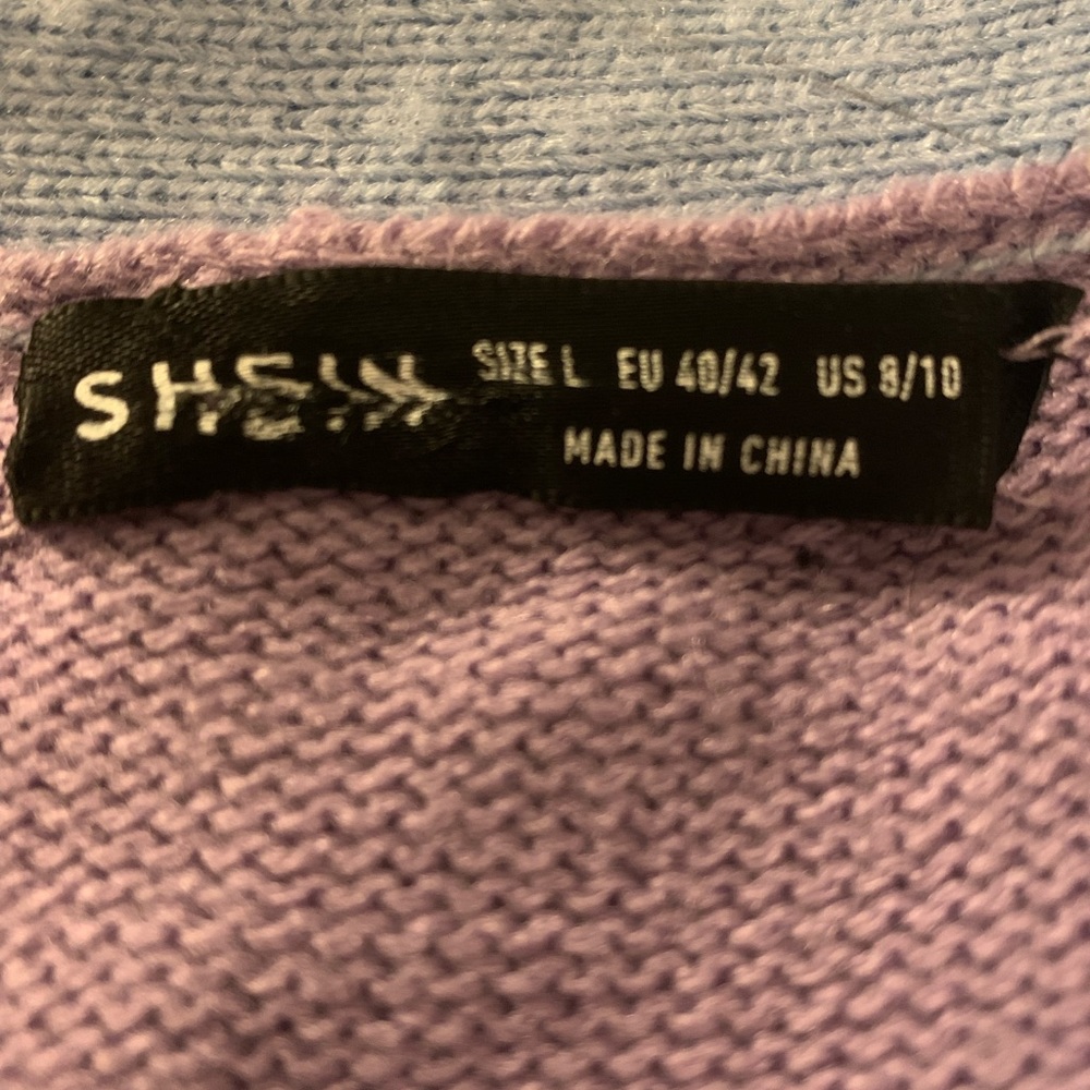 Color Block Button-up Sweater - Picture 2 of 2